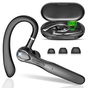 Bluetooth Earpiece with 50 Hours Microphone