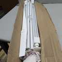 LazBlinds No Drill Blinds for Indoor Windows, Blackout Roller Shades, Cordless Window Blackout Blinds, Thermal Insulated Fabric UV Protection for Home and Office, 26" W x 72" H, White