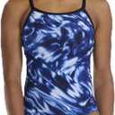 TYR Women's Durafast Elite Diamondfit Controlfit One Piece Swimsuit (12, Met Blue)