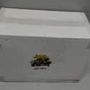 Festiva 400Pcs Black Gold Dessert Plates 6.3" with Forks 5"- 200PCS Small Disposable Dessert/Cake/Appetizer Plates and 200PCS Forks - Serve 200 Guests for Halloween Party&New Year