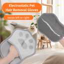2 x 2 Pcs Static Pet Hair Removal Gloves for Dogs & Cats, Newly Upgraded Thickened Reusable Electrostatic Hair Removal Gloves, Pet Hair Removal Tool for Clothing, Couch, Carpet, Car Seats (1 Pcs Grey + 1 Pcs Pink)