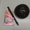 Wig Stand 1PC Adjustable Height Wig Stand Holder Portable Non-Slip Wig Head Holders Sturdy Plastic Wig Head Stand for Multiple Wigs and Hats Styling Drying Display (Black)