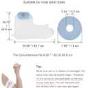 CureSquad Cast Covers for Shower Arm, Waterproof Cast Cover Arm Adult, Soft Comfortable Cast Protector for Shower, Reusable Elastic Cast Bag for Bandage, Wound Care Supplies, After Surgery Gifts, Long Arm