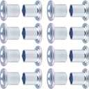 8pcs Inline Skate Wheels Led Light-Up Wheels 64/70/72/76/80mm w/Bushings 85-88A for Kids and Youth Beginners Children's Inline Skates Indoor/Outdoor Use (Pink, 76mm)