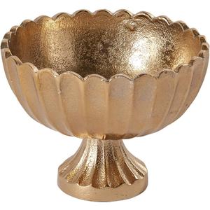 Accent Decor Scallop Compote for Plant and Flowers | Modern Bowl Decor for Home or Office l Indoor and Outdoor Vase for Any Event Decorations (5.75x 4.5) (73350)