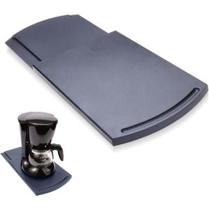 Handy Sliding Tray for Coffee Maker, Kitchen Appliance Moving Caddy, Countertop Slider with Smooth Rolling Wheels for Blender, Toaster, Air Fryer, Pot, Food Processors, Aid Mixer (Set of 1)