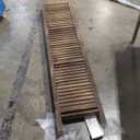 Proman Products Rancho Shelf 4 Panel Room Divider FS17191, Folding Screen, Privacy Screen, Room Partition, Paulownia Wood, (Max Extend with Shelves) 47" W x 11" D x 67" H, Rustic Brown