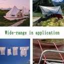 Tree Stake Kit, Heavy Duty Garden Stakes Kit Including 6 Pieces 11.8 Inches Steel Tree Stakes, 6 Pieces 15.8 Inches Tree Straps and 6 Rolls 13.1 Feet Ropes (6sets-Trees-Stake)