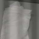 MIULEE 2 Panels Solid Color Sheer Window Curtains Elegant Window Voile Panels/Drapes/Treatment for Bedroom Living Room (54X96 Inches Ivory)