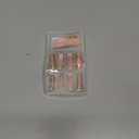 Flower Press on Nails Square Shape Long Fake Nails 3d Design Nails 13pcs