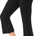 AFITNE Women's Yoga Pants Bootcut Workout Leggings Flare Casual Lounge Pants with Pockets High Waist and Tummy Control (Black, S)