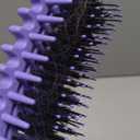 Curly Hair Brush,Curl Defining Brush for Effortlessly Defined Curls & Waves,Vented Hair Brush for Wet & Dry Hair,Women and Men,Reduces Frizz (Purple)