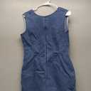 Wenrine Womens Denim Mini Dress Casual Sleeveless Crewneck Summer Jean Tank Dresses (Small)
