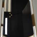 YOMT Universal TV Floor Stand with Mount for 27-70 Inch LCD LED OLED TVs, Swivel Height Adjustable Tall TV Stand, Space Saving Design for Corner Bedroom Living Room, Black