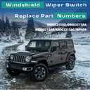 68003215AD Windshield Wiper Switch Assembly Compatible with Jeep Wrangler 2007-2018,for Jeep Liberty Commander Grand Cherokee Nitro Caliber Journey 08-10,for Chrysler PT Cruiser 06-10