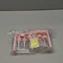 Vitog Travel Bottles Kit, TSA Approved Leak Proof Portable Toiletry Containers Set, Clear PET Flight Size Cosmetic Containers for Lotion, Shampoo, Cream, Soap, Set of 11 (pink)