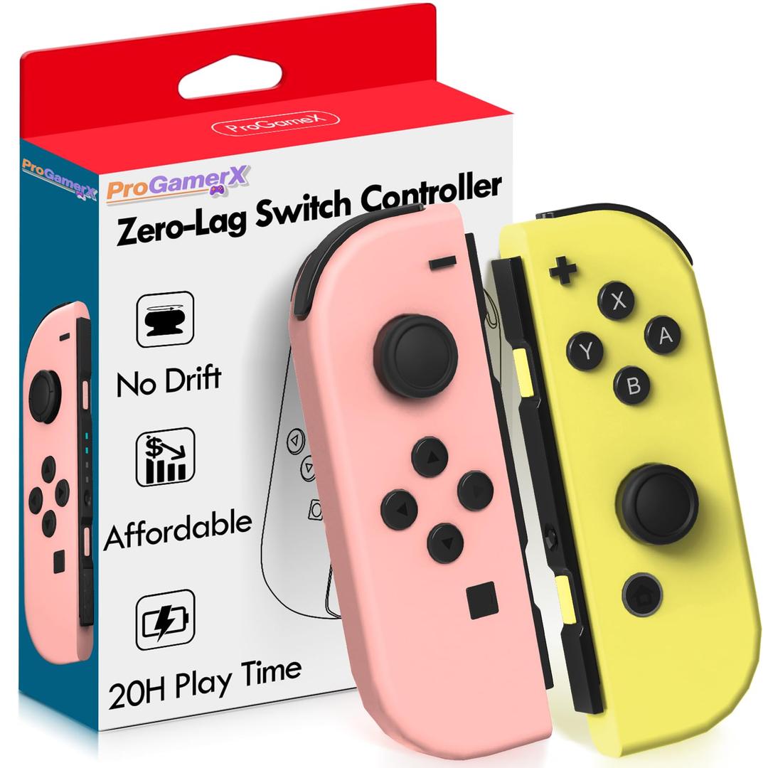 Betensh Replacement for Nintendo Switch Controller, Wireless Switch Controllers Compatible with Switch/Lite/OLED, Controllers for Switch Support Wakeup/Dual Vibration