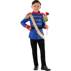 Morph Prince Costume For Boys, Prince Charming Character Outfit, Royal Dress Up for Kids Hallloween Costume (4-6 Years)