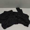 ZESICA Women's Casual Off Shoulder Solid Color Strapless Belted Wide Leg Jumpsuit Romper (X-Large, Darkblack)