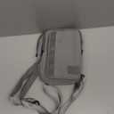 MYHOZEE Sling Bag Crossbody Backpack Purse - 2 in 1 Nylon Cross Body Bag Diaper with Wipes Pouch, Water Bottle Pocket (Grey)