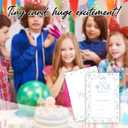 Winter 1th Birthday Invitations, First Birthday Party Invites 20 Cards with Envelopes and RSVP, 6x4 Inch. (002)