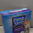Fresh Step Clumping Cat Litter, Multi-Cat, Long Lasting Odor Control Kitty Litter with Activated Charcoal, Low Dust Formula, 14 lb