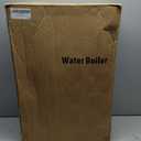 Commercial Hot Water Dispenser Commercial Water Boiler Electric Countertop Hot Water Machine Black 30L(8GAL)/Hour Step-heating Temperature Control 86-212F for Boba Tea Coffee Office Restaurant 1600W