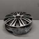 SCITOO Car Wheel Rim Skin 4 Pack 15 inch Cover Hubcap Wheel Cover Replacement R15 Hub Caps -Set of 415-inchGloss Black & Silver