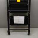 KINGRACK 2 Step Ladder, Sturdy Steel Step Stool with Anti-Slip Wide Pedals, Handrail, Safe-Lock Design, Pass 800lbs Load Testing, Folding Portable Ladder for Multi-Purpose, Home, Kitchen, Black