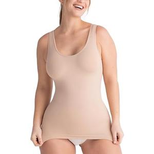 SHAPERMINT Compression Tank Cami - Tummy and Waist Control Body Shapewear Camisole for Women XL