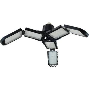 Powerful Garage Led Ultra Bright Shop Light With15000lm 6500K E26/E27 Deformable Leddeformable Ceiling Lights for Garage, Workshop,Basement Bay,80w