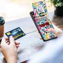 Bemal for Samsung Galaxy S24 Ultra Wallet Case with Card Holder, Fashion Printed, RFID Blocking, PU Leather Kickstand, Magnetic Closure, Shockproof Phone Cover for Women Men, Blooming Flowers