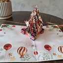 2 x Pop Up Christmas Tree With Cardinal Card, 3d Popup Cardinal Card 6 x 8 In, Greeting Cards For Wife, Husband, Him, Couple, Ideal Gift For Holiday, Mothers Day, Merry Christmas Cards Pop Up With Envelopes