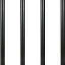 GeilSpace 1" x 42" Pre-Cut Black Metal Pipe, Industrial Steel Fits Standard One Inch Black Threaded Pipes and Fittings - Vintage DIY Industrial Shelving (1"  42")