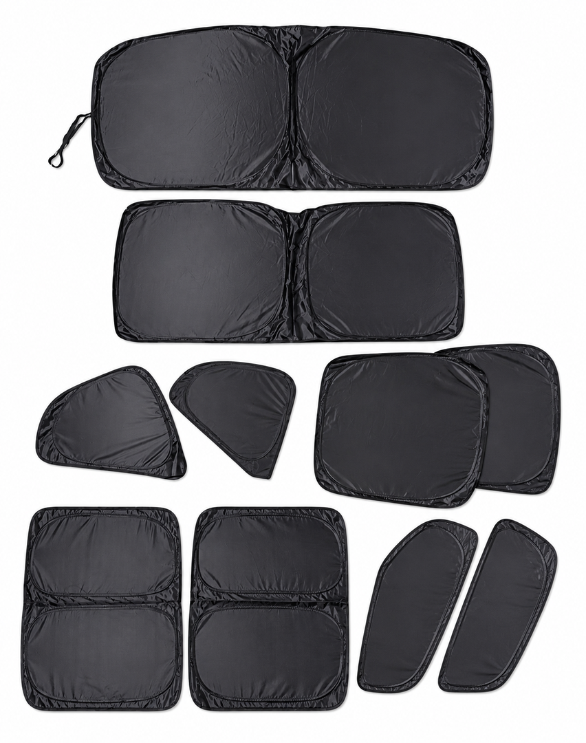 car window shades, count of 8