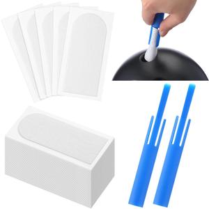 RoundFunny 32 Pcs Bowling Accessories Include 2 Bowling Tape Insert Tools and 30 Tape Thumb for Bowlers Remove Tool for Men Women (Blue)