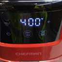 CHEFMAN 2 Qt Mini Air Fryer – Digital Space-Saving Compact Air Fryer with Nonstick and Dishwasher Safe Basket, Quick & Easy Meals in Minutes, Features Digital Timer and Shake Reminder – Red