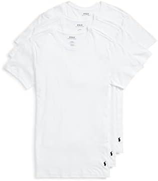 POLO Ralph Lauren Men's Slim Fit Cotton Crew Undershirts 3 Pack