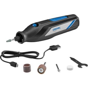 Dremel 7350-5 Cordless Rotary Tool Kit - Includes 4V Li-ion Battery and 5 Rotary Tool Accessories - Ideal for Light DIY Projects and Precision Work