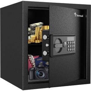 Bonsaii Security Safe Box With Keypad Lock 1.2 Cu.Ft for Cash Jewelry Home