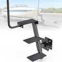 Heavy Duty Boat Trailer Steps with Adjustable Handle, 3 Steps, Universal Fit for 3" x 3", 4" x 4" & 3" x 5", Non-Slip Surface, 450Lbs Capacity