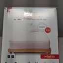 Sunbeam Electric Heated Mattress Pad Restful Quilted Extra-Cozy Fabric 12 Heat Settings 12-Hour Auto Shut-Off Deep Pocket Fit Machine Washable Queen 80" x 60" (White Quilted Vertical)