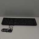 Perixx PERIBOARD-317R Wired Backlit USB Keyboard - Big Print Letter - Tri-Color Illuminated LED - Stylish Round Keycaps - US English