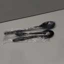 3pcs Fine Kitchen Spoon SAN Plastic Dishwasher Safe Spoon Spoon Scoop Serving Spoon Serving Set Black SUN