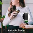 Mandala Flower Designed Phone Case for iPhone 13 Mini Protective Cover Soft TPU Slim Shockproof Limited Boho Phone Case for Teen Girls and Boys, Women and Men