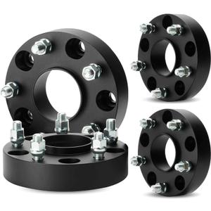 5x5.5 1.5in Hubcentric Wheel Spacers, 5x139.7mm Forged 5 Lugs Wheel Adapters, fit for Dodge Ram 1500 2012-2018, For 19-21 Ram 1500 classic (Only 5 Lug Vehicle), 77.8mm Bore with M14x1.5 Studs 4pcs
