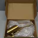 Banmeng Indoor Wall Light Adjustable Swing Arm 5W LED Metal Wall Lamp 3000K Warm White Retro Vintage Industrial Wall Sconce, for Living Room Bedroom Hallway Corridor Stairs Hall, Gold