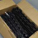 MAXWAVE 18 Pack 12" x 12" Modular Interlocking Floor Mats, Soft PVC Non-Slip Drainage Tiles, Splicing Rubber Cushion Flooring for Deck, Shower, Pool, Basement, Shed, Indoor and Outdoor Use (Black)