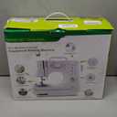 This lightweight Sewing machine is designed for convenience and versatility. Sewing Machine for Beginners,Portable 12 Built-in Stitches,(High-Low Speeds),505UJH.DC Power Supply Method.