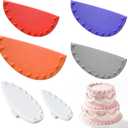 Hushee 6 Pcs Cake Arch Guide Tool Cake Decoration Tools Swag Marker Tool Piping Guide Multiple Sizes Arc Ruler Convenient for Controlling Size and Position for Cakes Piping Beginners and Bakers